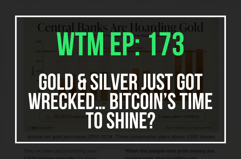 Gold & Silver Just Got Wrecked… Bitcoin’s Time To Shine? (WTM Ep: 173)