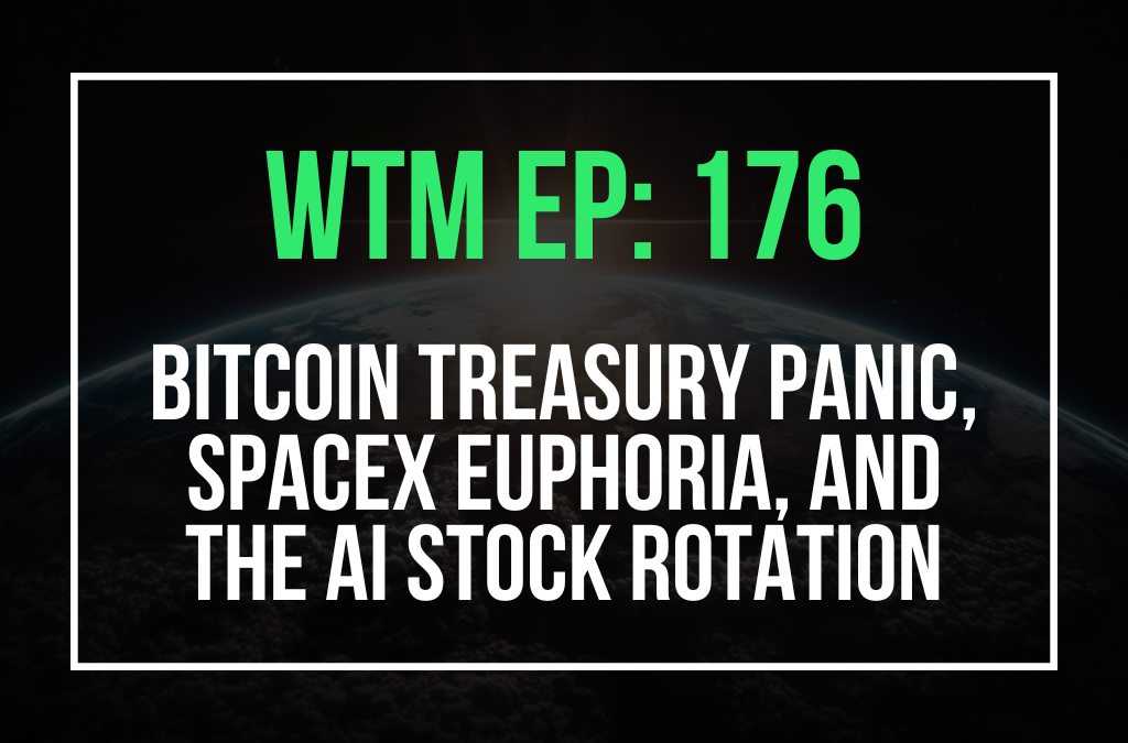 Bitcoin Treasury Panic, SpaceX Euphoria, And The AI Stock Rotation (WTM Ep: 176)